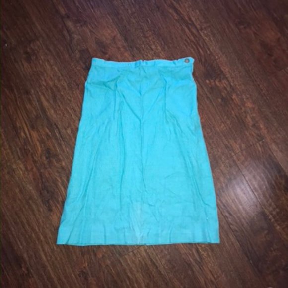 Vintage 1960s Bright blue polka dot ascot 3 piece - Picture 4 of 8